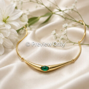 Verdant Charm Gold Chain