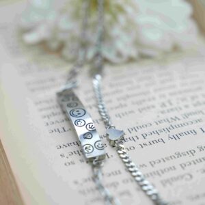 Silver Smily Chain Bracelet