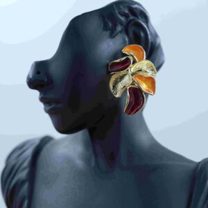  Autumn Petals Artistic Earring