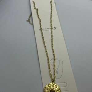 Pesent Sun Gold Necklace