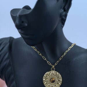 Pesent Sun Gold Necklace