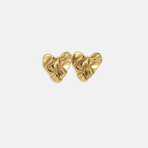 Golden Heart Earrings