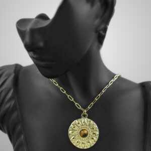 Pesent Sun Gold Necklace