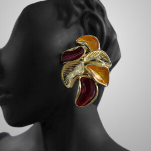  Autumn Petals Artistic Earring