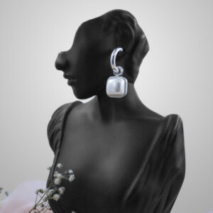 White Pearl Earring